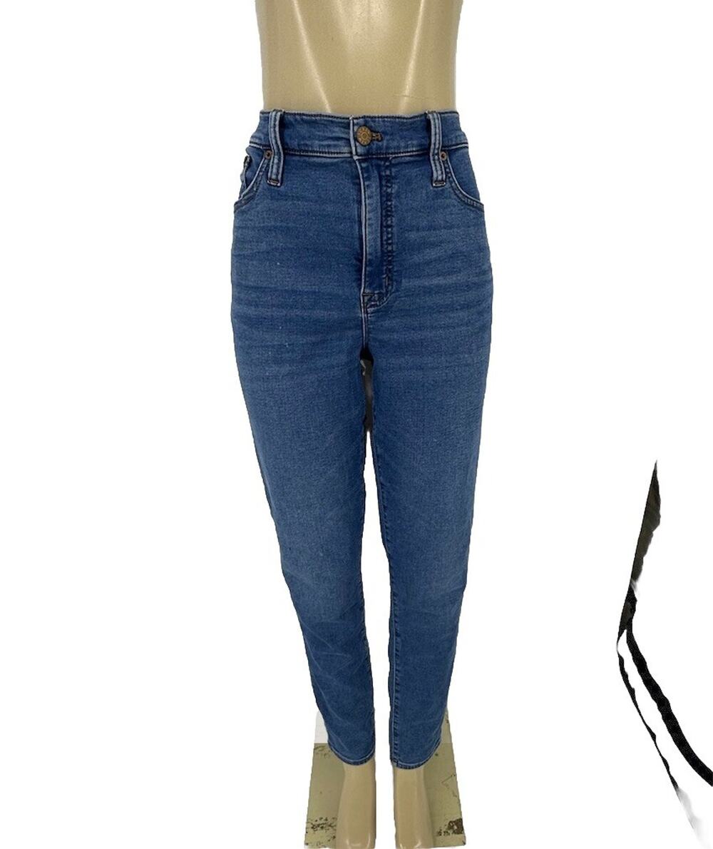 J. Crew Size 32 Tall Women Mid Rise Skinny Jeans BX573 30” Inseam 21-0